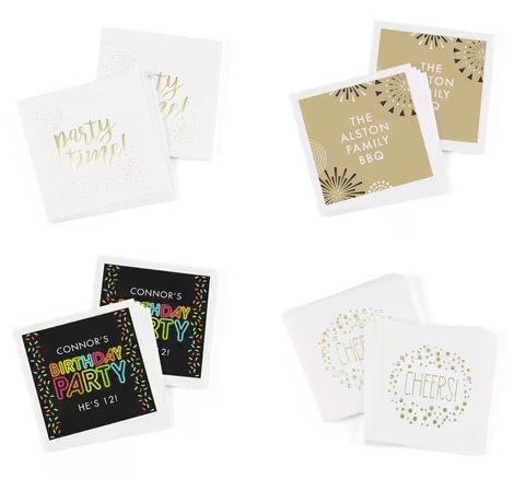 Printed Party Napkins